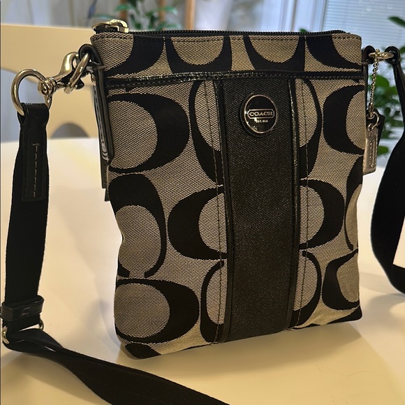 Coach Black and Gray Crossbody Bag - Picture 4 of 4